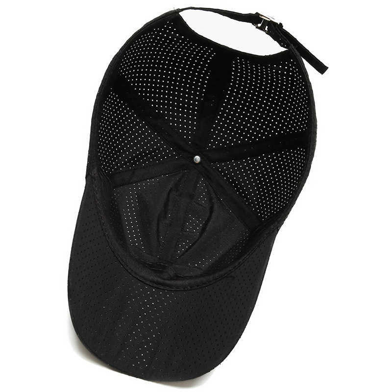 Outdoor Summer Hat Mens Breathable Quick Drying Mesh Hat Leisure Baseball Cap Autumn Womens Sun Visor Cap H251020