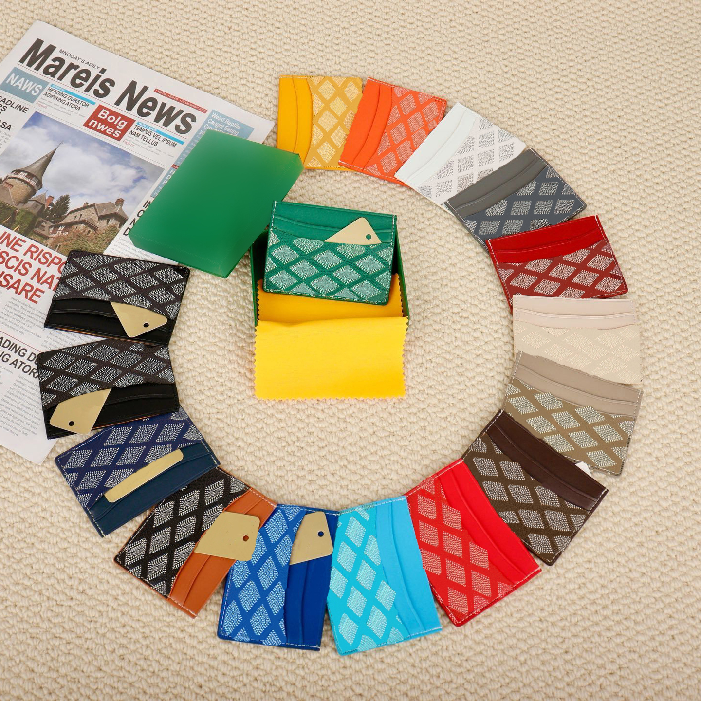 designer crad bag wallet designer card holder mens women cardholder pattern design wallet leather a variety of colors to choose fashion temperament versatil wallet.