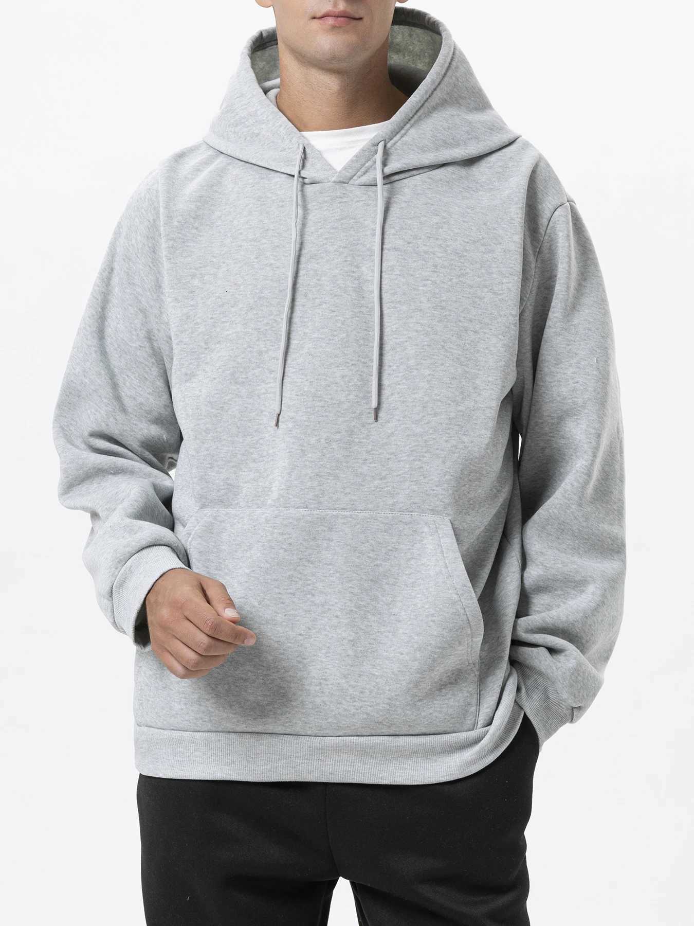 Mens Hoodies Women Pullover Spring Autumn Warm Casual Hoodie Sweatshirts Solid Color Hoodies Sweatshirt For Male W251021