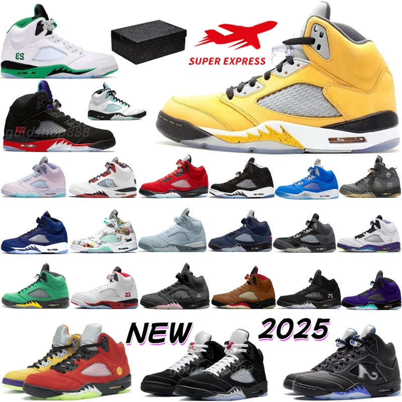 with box Designer 5 Basketball Shoes man woman Cats Thunders Cool Grey cement Brick Fire Red Black metallic Awake low Fragment mens womens outdoor sneakers size36-47