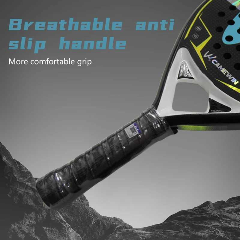 2K Carbon Fiber Padel Racket with EVA Memory Foam Cotton New Process Caged Tennis Racket Board Style Racket W251021