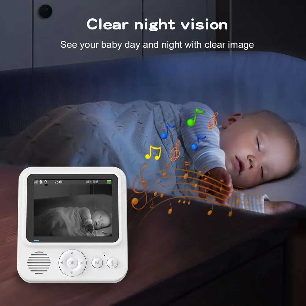 Cdycam ABM900 28 Inch Baby Monitor Surveillance Video Baby Camera Security Protection Two Way Audio Night Vision Cam Babysitte J251121