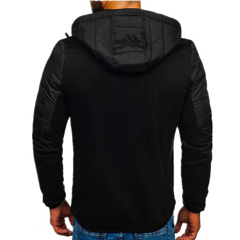 New Men Hoodies Casual Hoodies for Men with Zip Pockets Full Zip Long Sleeve Sweatshirt Sports Hooded Jacket W251021