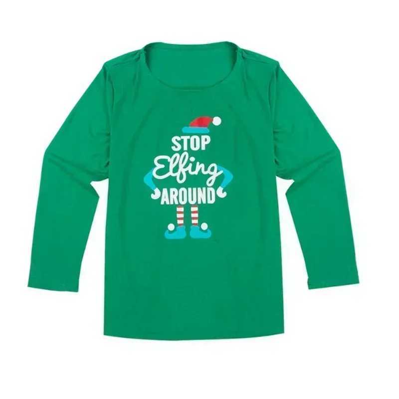 Xmas Family Pyjamas Letter Striped Print Christmas Pajamas Set Adults Childrens Matching Clothing Sets Cute Soft Sleepwear Pjs L251021WM41