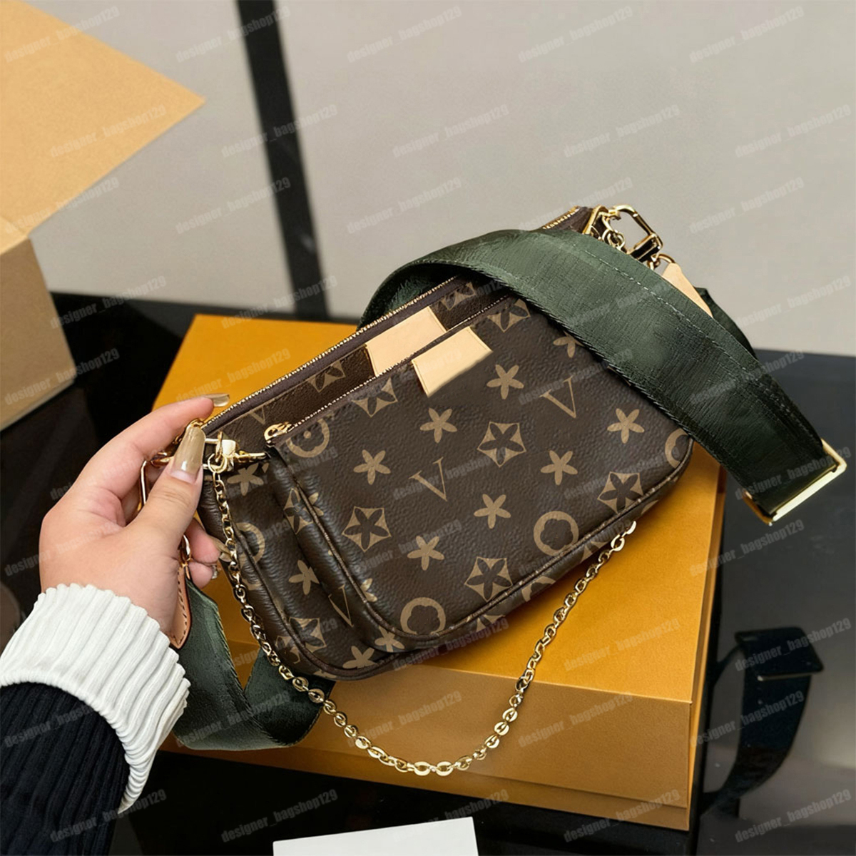 Luxury Handbags Designer Bag Shoulder Crossbody Bag 2025 Designer Bags Purses for Designer Women Bag 3pcs Sets Purse Shoulder Bags Mini White Designer Cross Body Bag