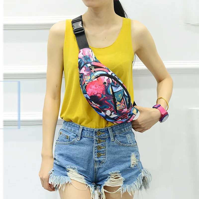 Printed Pillow Womens Waist Bag Waterproof Belt Bags for Ladies Travel Phone Case Belt Wallet Fanny Packs Female Chest Hip Bags Z251021