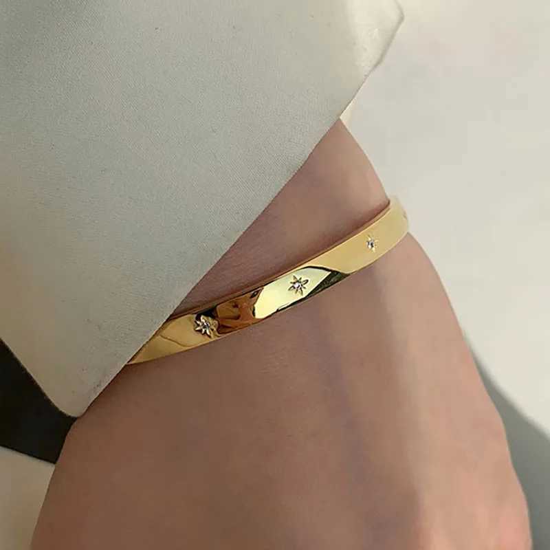 Foxanry Minimalist Silver Color Zircons Bracelet for Women Couples Trendy Classic Elegant Geometric Handmade Party Jewelry Gifts J251021