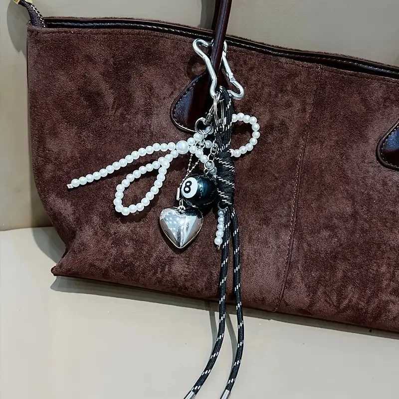 Tennis Balls Cherry Billiards Car Keychain Personalized Mens and Womens Bag Pendant Exquisite Keychain J251121