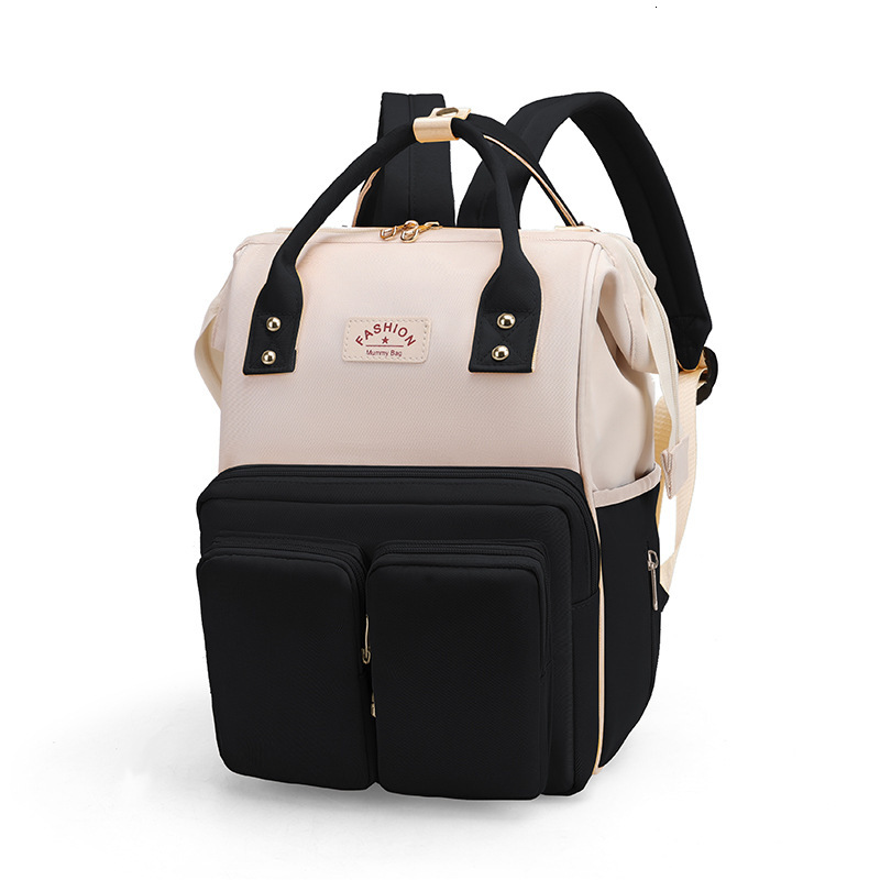 Mommy bag new designer fashionable maternity bag multifunctional diaper bag Mommy bag cross-border changing pad insulation bag backpack