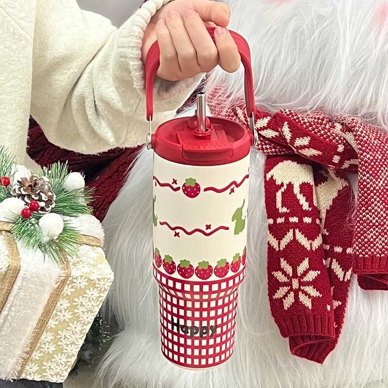 Creative Large Capaci Stainl Steel Thermal Cup King Car Carrier St Wens Sle Durable Portable Water Bottle Gift Y251021