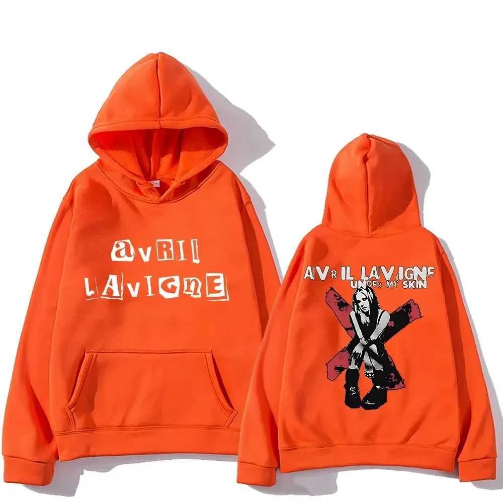2025 Avril Lavigne Hoodie Longsleeved Harajuku Comfortable Sweatshirts with Hooded Grunge Fleece Clothing Ropa Mujer Punk J251021