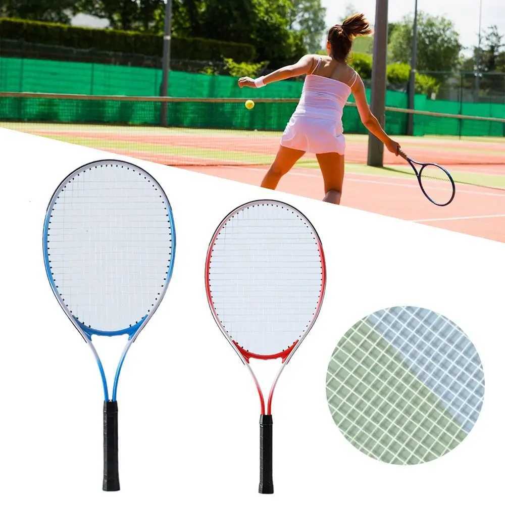 Red Blue Child Tennis Racket Training Professional Tennis Racquet Parent Child Interactive Shockproof Beginner Racquet Unisex W251021