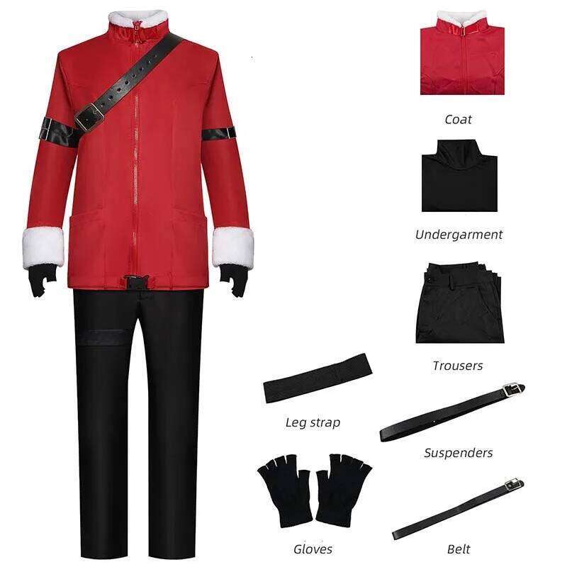 Cosplay Costume Suit with Pants Gloves Halloween Stark Autumn Winter Outfits For Comic Con