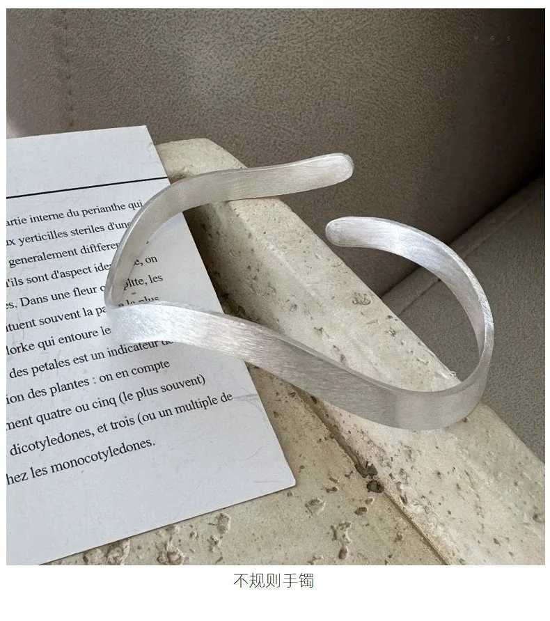 925 Sterling Silver Bracelets for Women Men String Accessory Interware Vintage Simple Wave Bumping Pendant Party Jewelry Gift J251021