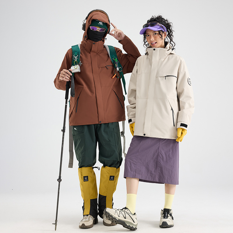 3-in-1 Workwear For Women 2025 New Spring And Autumn Designer Hoodie Jacket Tracksuit Men Polo Veste Coat Windproof Waterproof Outdoor Hiking High-end