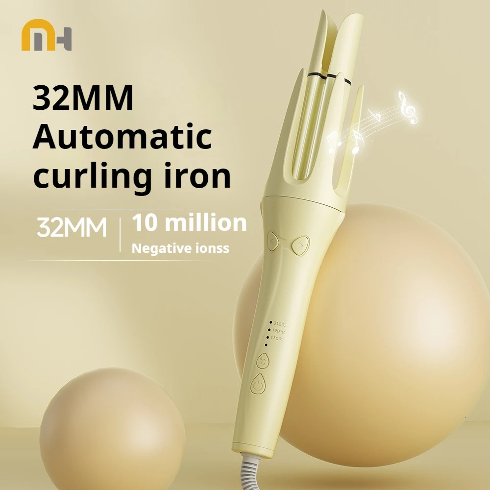 Automatic Hair Curler 32mm Automatic Curling Iron with Negative Ion Ceramic Coating Intelligent Curling for Women Hair Styler 251018