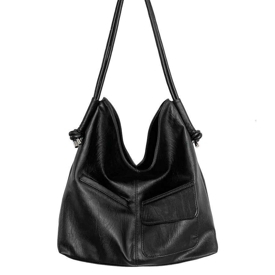 Large Capacity Tote Women, Fashionable Commuter Bag, High-End Niche PU Soft Leather Handbag And Shoulder Bag For Women B5