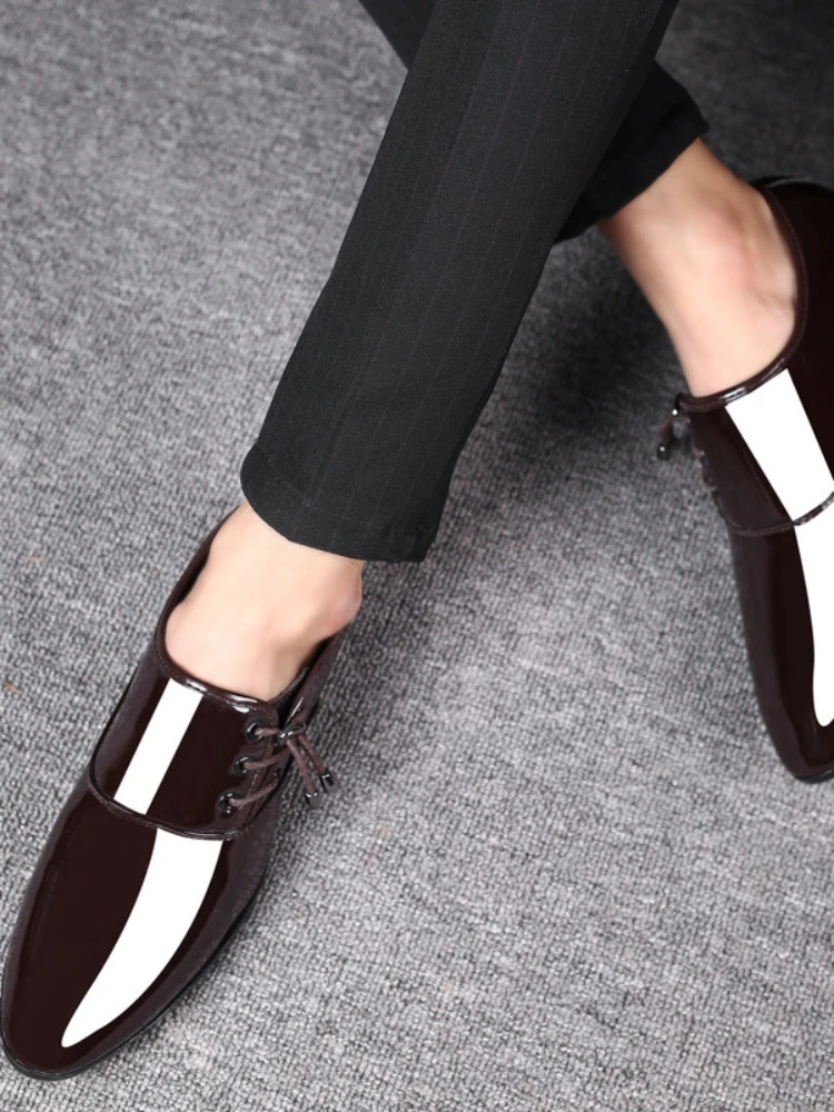 Shoes Men Leather Shoes Business Dress Shoes AllMatch Casual ShockAbsorbing Footwear WearResistant Plus Size Chaussure Homme 251021