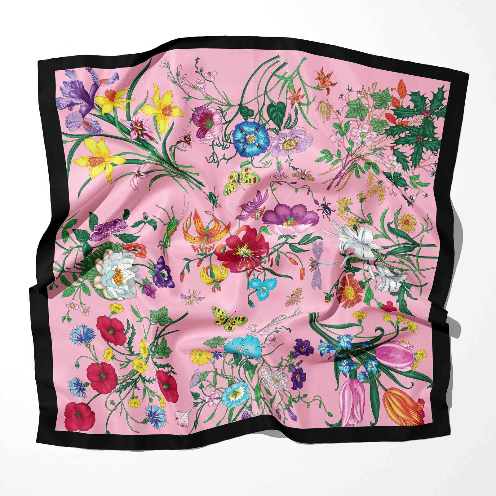 70cm70cm Fashion 2025 Designer Print Scarf Winter Warm Head Hair Shawl Women Designer Wool Scarfs Square Headband Hijabs W251021