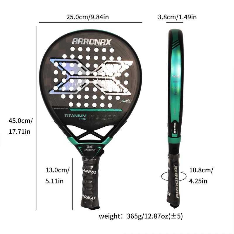 High Quality Professional Padel Tennis Racket Soft Face Carbon Fiber Lightweight Fashionable EVA Sports Racquet20232024 W251021