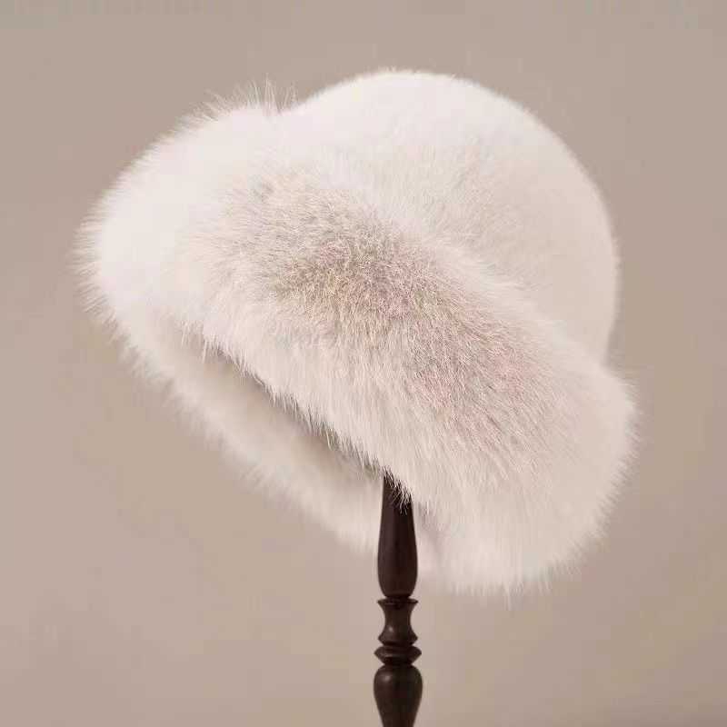 Hat for Women New Thickened Warm Faux Fur Hat Fashion Simple Ladies Hat H251020