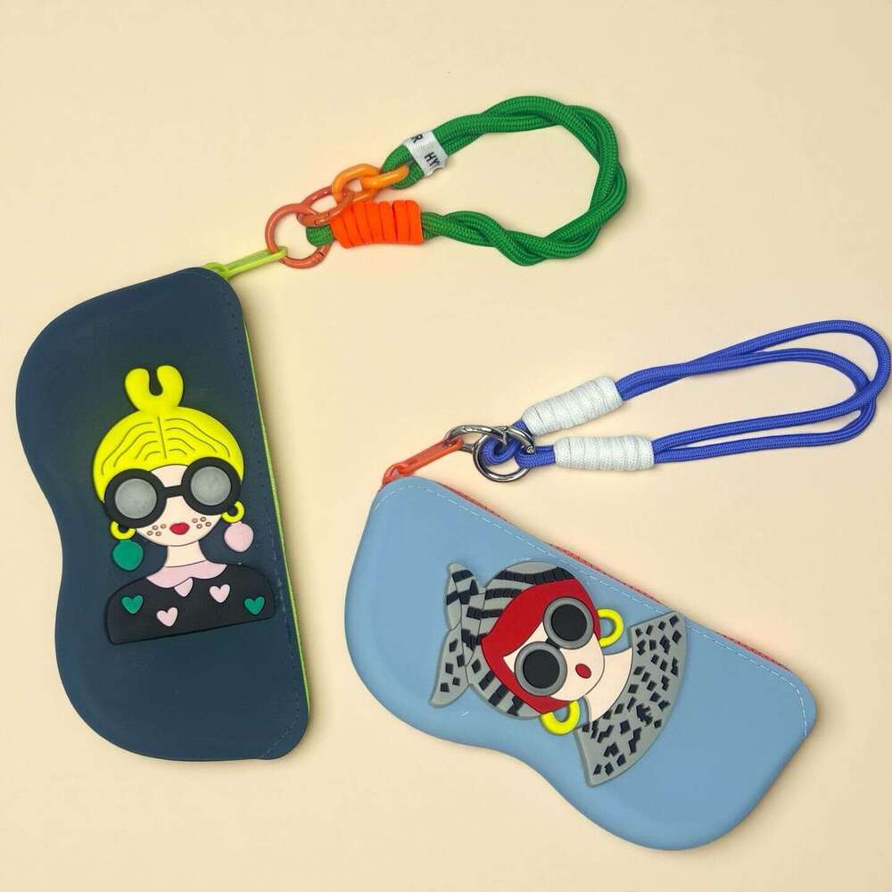 Silicone Cute Waterproof Portable Lightweight Sunglasses Bag Glasses Case Storage Box