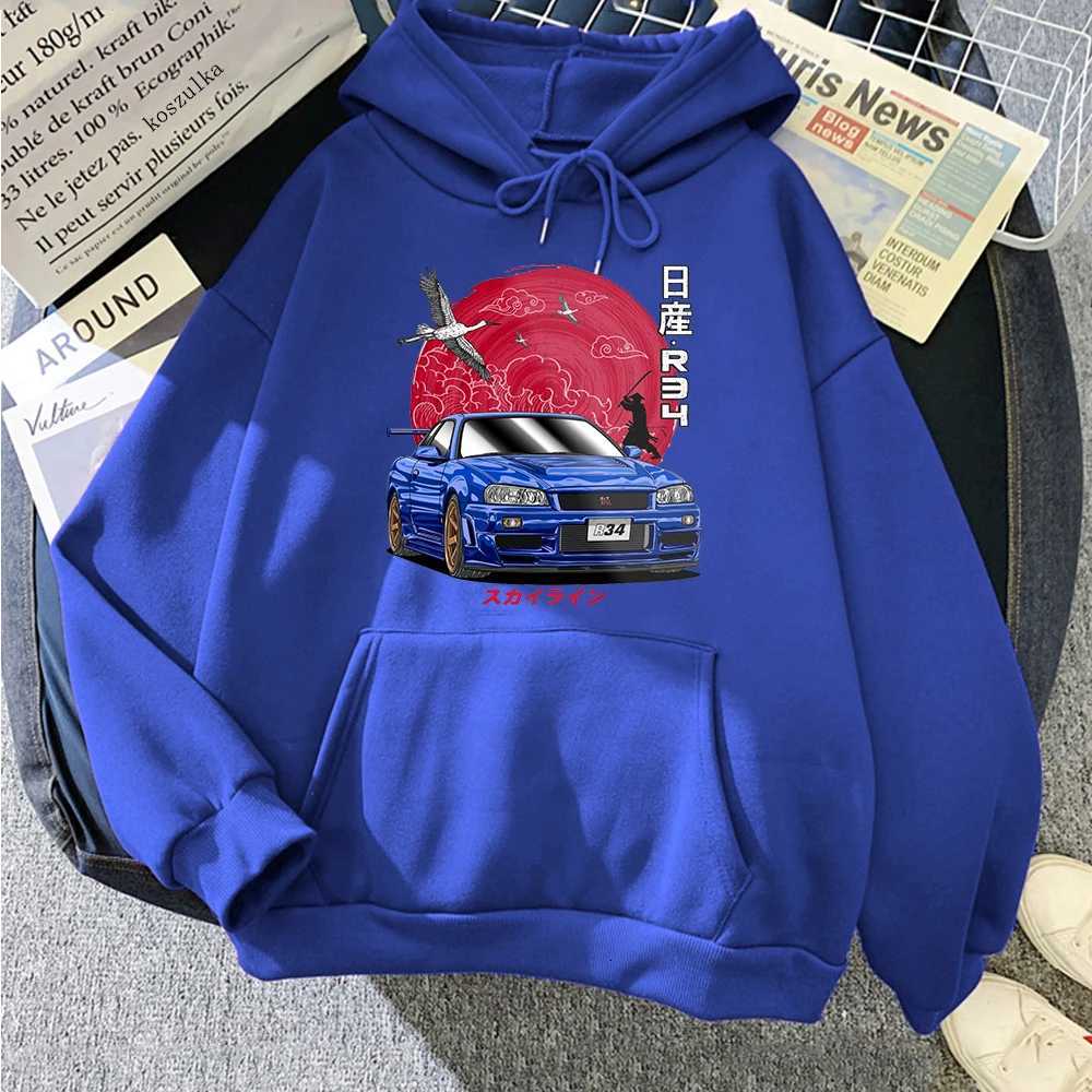 2024 First D Supra n JDM Mens and Womens Competition Loose Print Random Long sleeved Japanese Sports Random Sweatshirt W251021