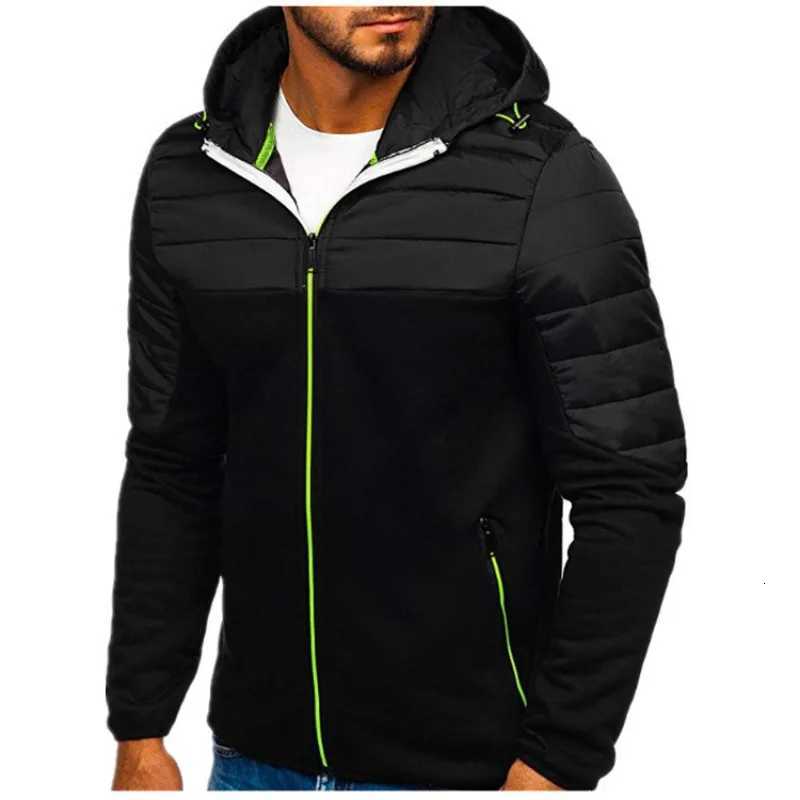 New Men Hoodies Casual Hoodies for Men with Zip Pockets Full Zip Long Sleeve Sweatshirt Sports Hooded Jacket W251021