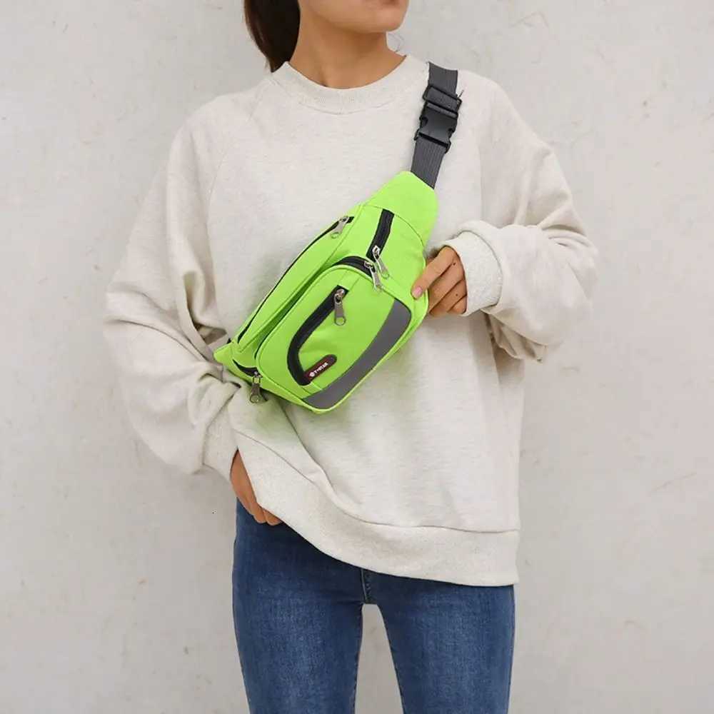 Casual Multilayer Women Waist Packs Large Capacity Wear Resistant Chest Bag Hip Bum Waterproof Fanny Bag Z251021