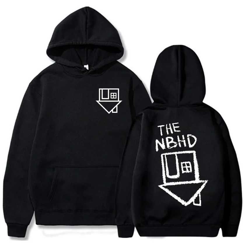 2025women and Men Clothes The Neighbourhood Band Printing Sweatshirts Unisex Streetwear Winter Soft Comfortable Hooded Pullovers J251021