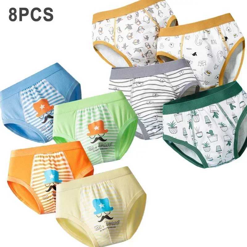 Multipack Cotton Boy Briefs Panties Excavator Pattern Kids Underpants Breathable Cartoon Design Child Hot Shorts Boys Underwear J251021