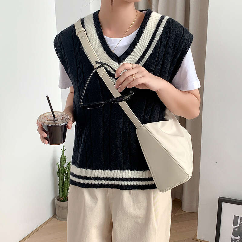 Korean New Fashion Handbag Casual Shoulder Ins Style Women's Crossbody Versatile Large Capacity Nylon Underarm Bag B5