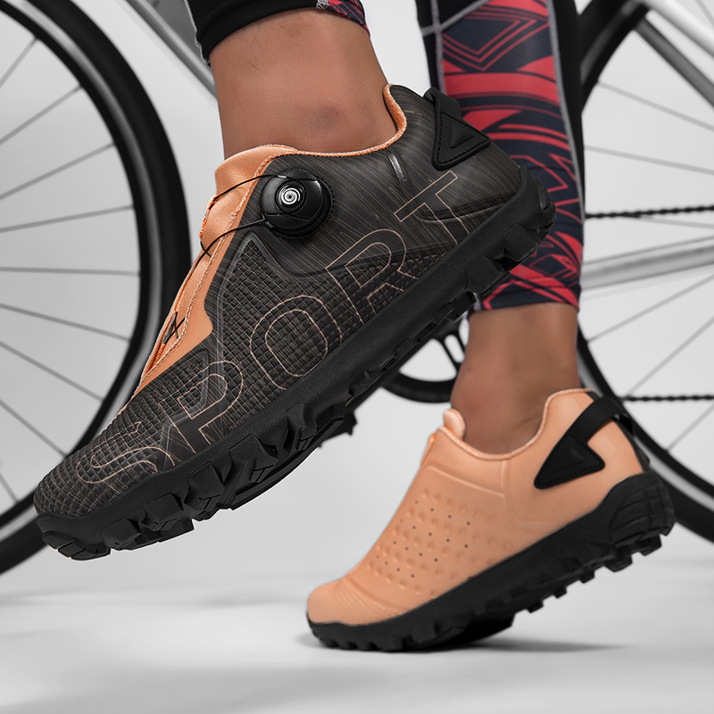 Men's Cycling Shoes Sneakers Trainers - Outdoor Professional Use, Wear Resistant, Breathable, Non Slip