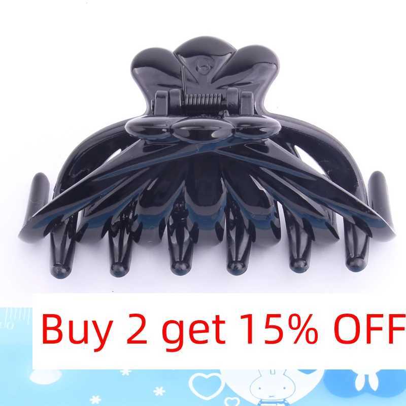 85 Cm Hair Claw Clips Wholesale Quality Black Plastic Hairpin Tines Crab for Hair Simple Shower Hair Clips Beauty ToolsW254021