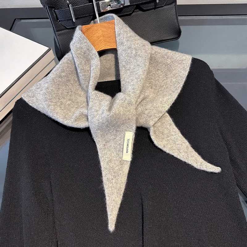 100 Wool Winter Scarf For Women Long Warm Cashmere Scarves Hijab Solid Lady Shawl Wrap Female Pashmina Bandana Head Scarfs New W251021