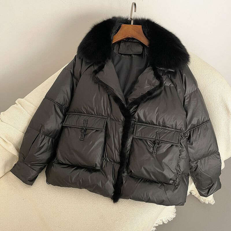 North Face Jacket Columbia Jacket Women Women Clothing Real Fox Fur Collar Down Jacket