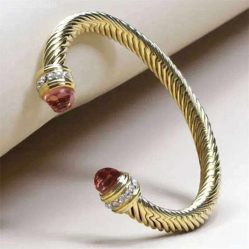 Davidity Bracelet Designer Open Bracelet With Box Man Wire Bangles High Quality Jewelry For Women Cross davidlys yurmanly bracelet Christmas Gifts 2b6