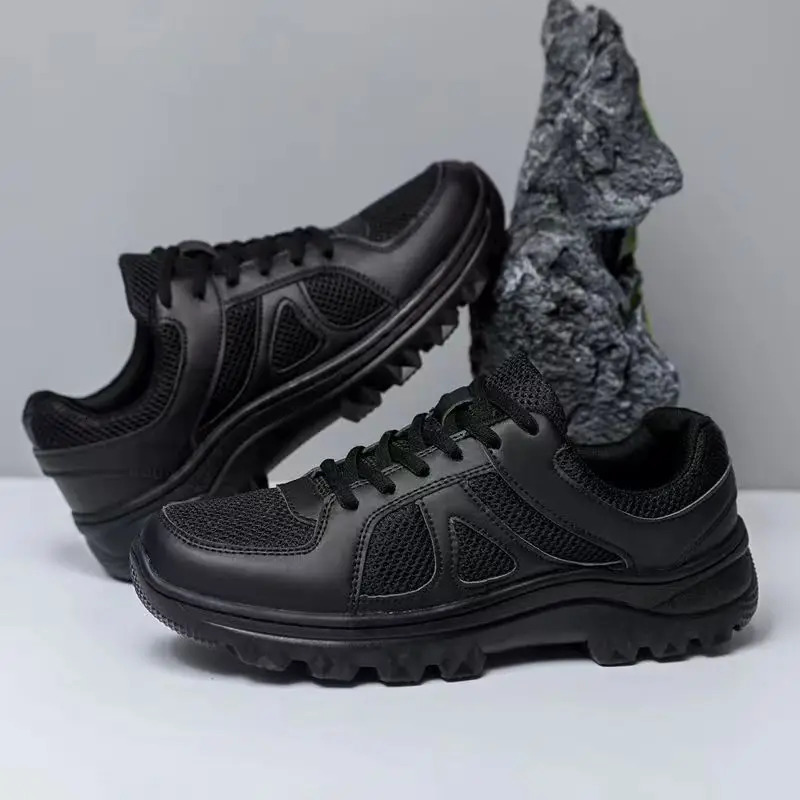 Style Training Shoes Ultralight Black Outdoor Breathable Training Running Men and Women Labor Protection Shoes 251017