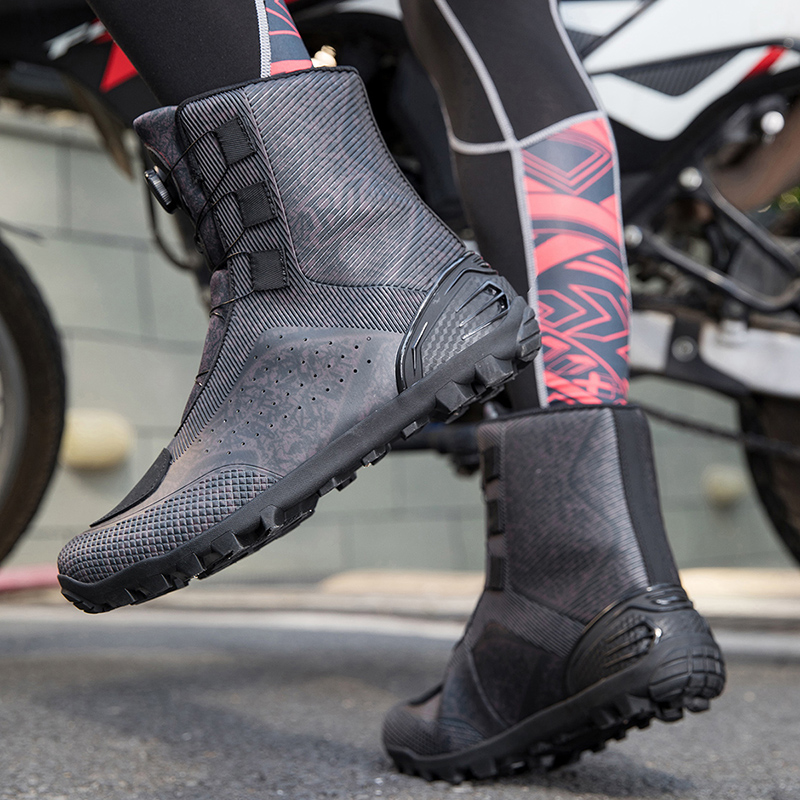 Four Seasons Offroad Motorcycle Riding Shoes - Racing Short Boots, Motorcycle Travel Equipment for Men and Women