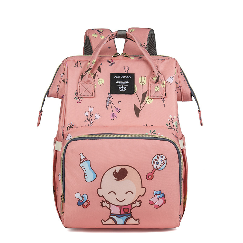Fashion designer mommy bag multifunctional backpack mother and baby bag mommy bag handheld diaper bag lightweight mother and baby essential
