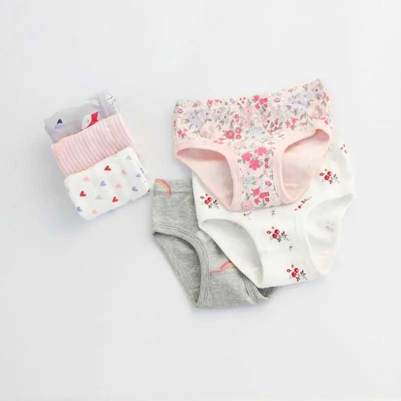 3 pcsBag Children Girls Underwears Fashion Breathable Loose Panties J251021