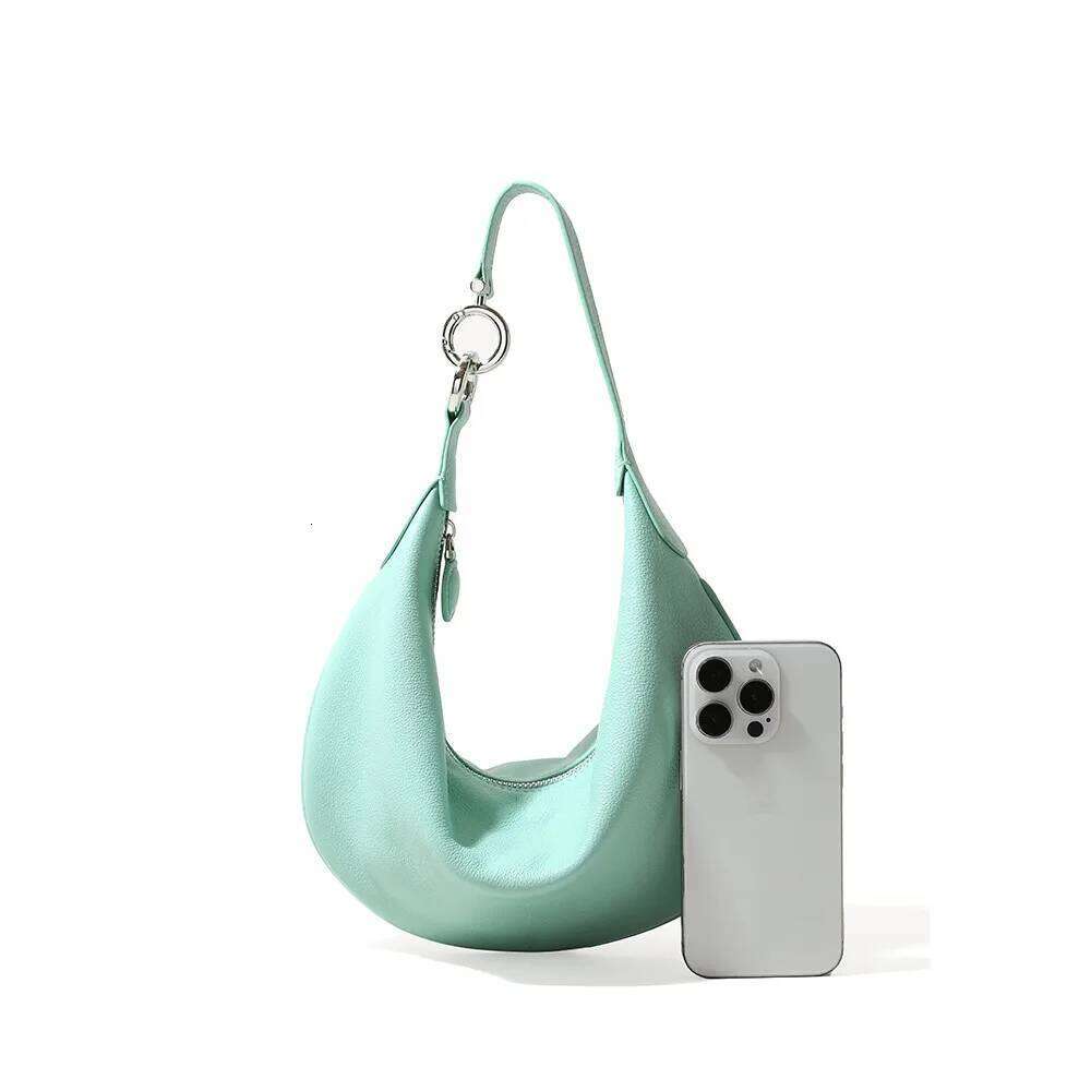 Genuine Leather Dumpling New Niche Design Soft Top Layer Cowhide Large Capacity Handbag For Women Underarm Shoulder Bag Suotong1021