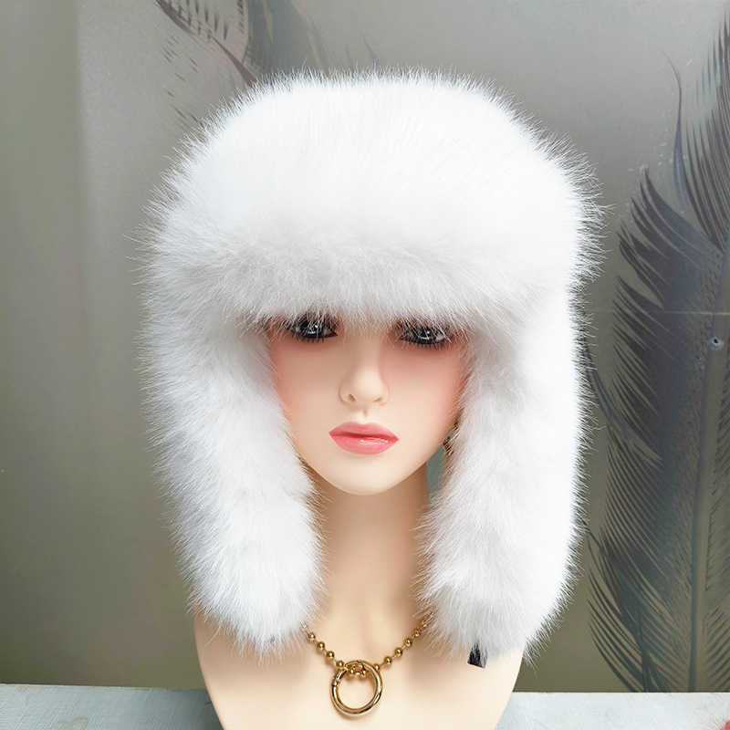 New Feng Hat Thickened Warm Plush Hat Winter Fleece Cotton Hat Outdoor Travel Cold Protection Ear Protection Feng Hat H251020