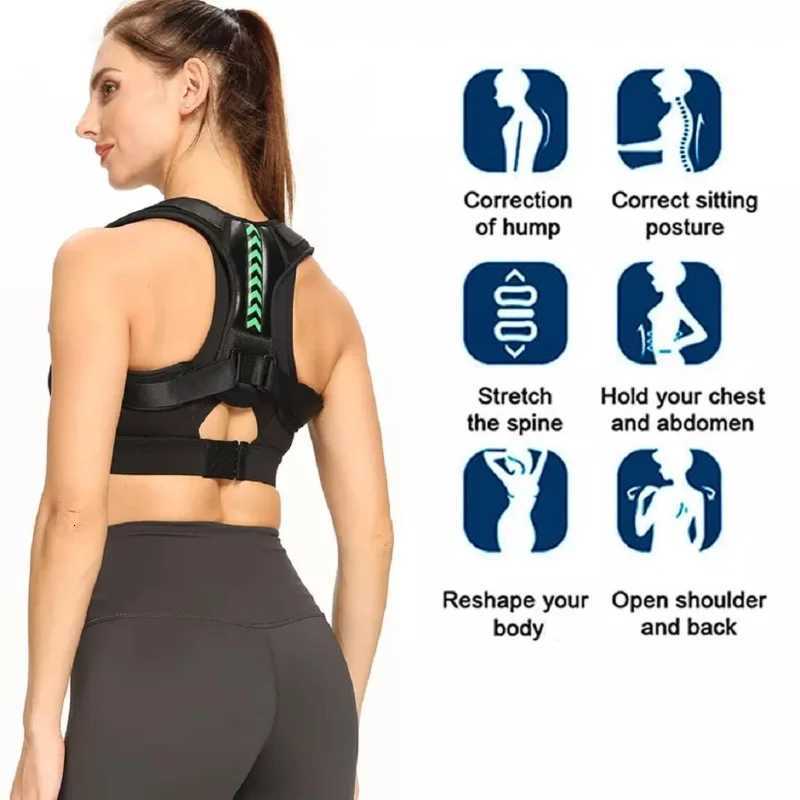 New Hot Adjustable Posture Corrector Belt for Clavicle Spine Support Reshape Body and Improve Posture At Home Office Sports D251021