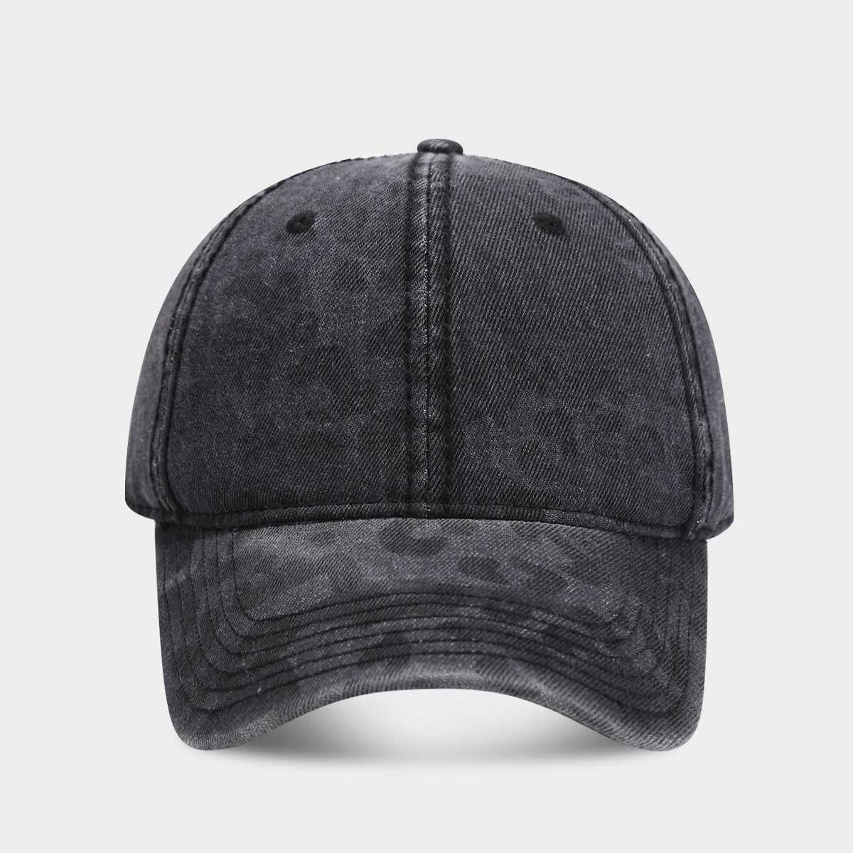New Printed Camouflage Baseball Cap for Women Style Washed Duckbill Cap Slimming Sun Hat for Men H251020