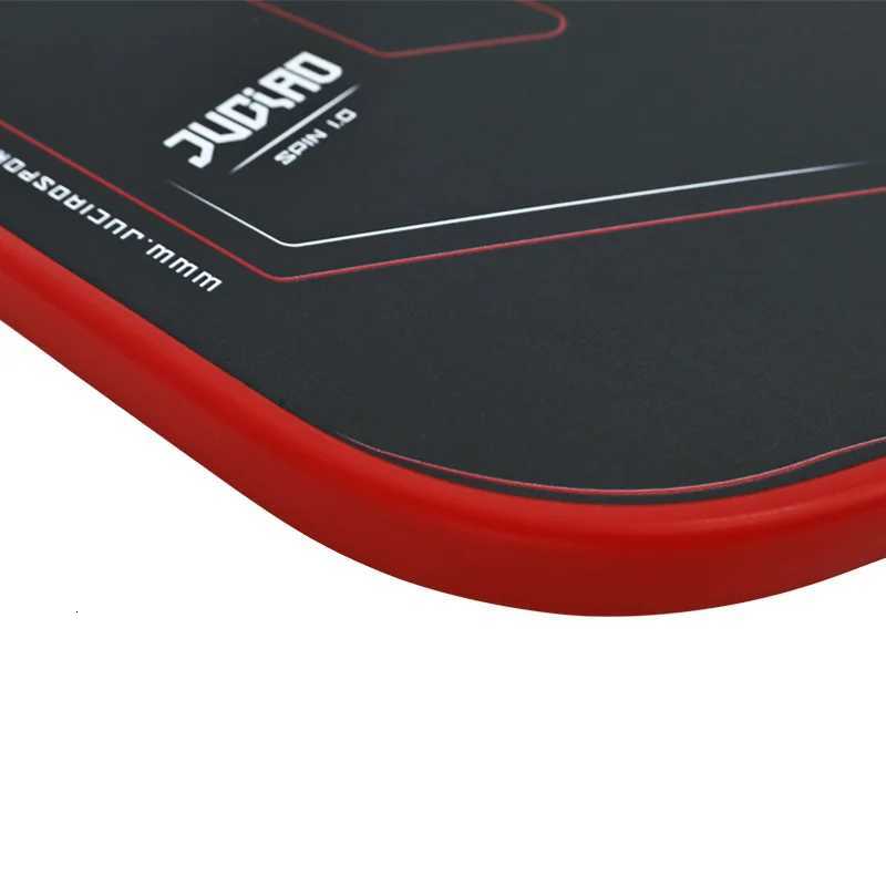 JUCIAO Thermoformed Unibody T700 Raw Carbon Fiber USAPA Approved Pickleball Paddle Spin Textured Surface With Foam Edge W251021