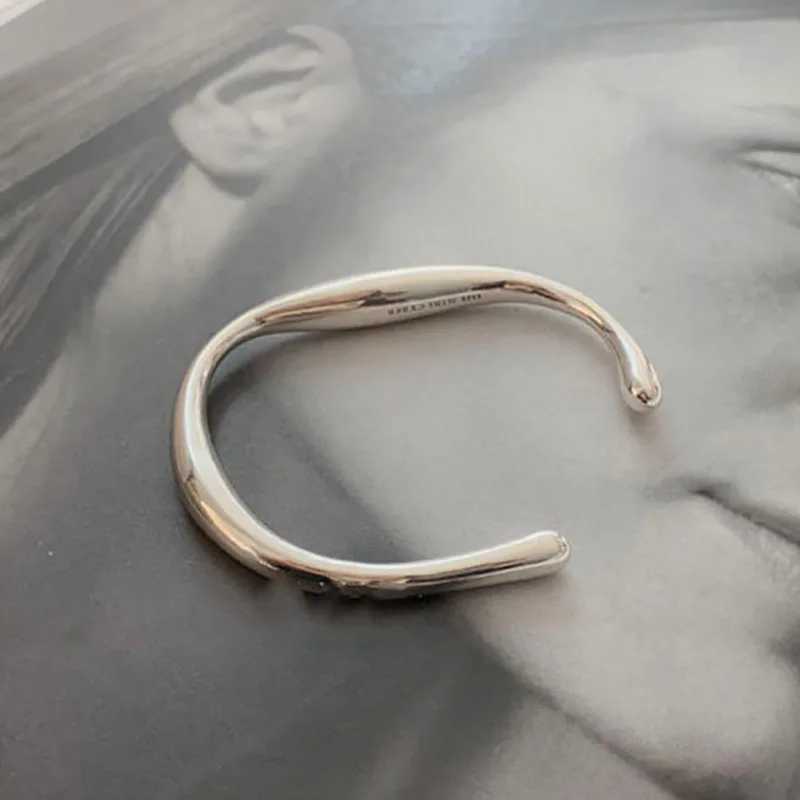 Foxanry Minimalist Stamp Solid Bracelet Spring New Trendy Irregular Geometric Birthday Party Jewelry Gifts J251021