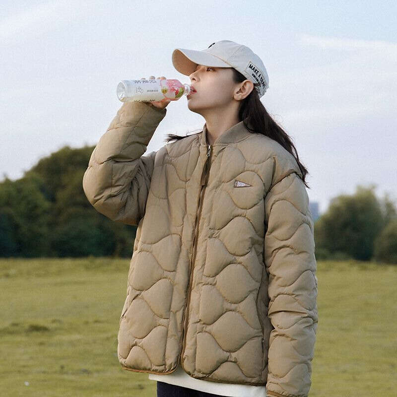 coat American down baseball women 2023 new spring and autumn winter jacket, thick cotton jacket