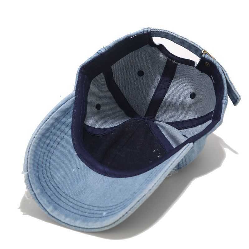 Baseball Cap Mens Spring and Summer Fashion Wash Cowboy Cap Outdoor Leisure Sunshade Hat H251020