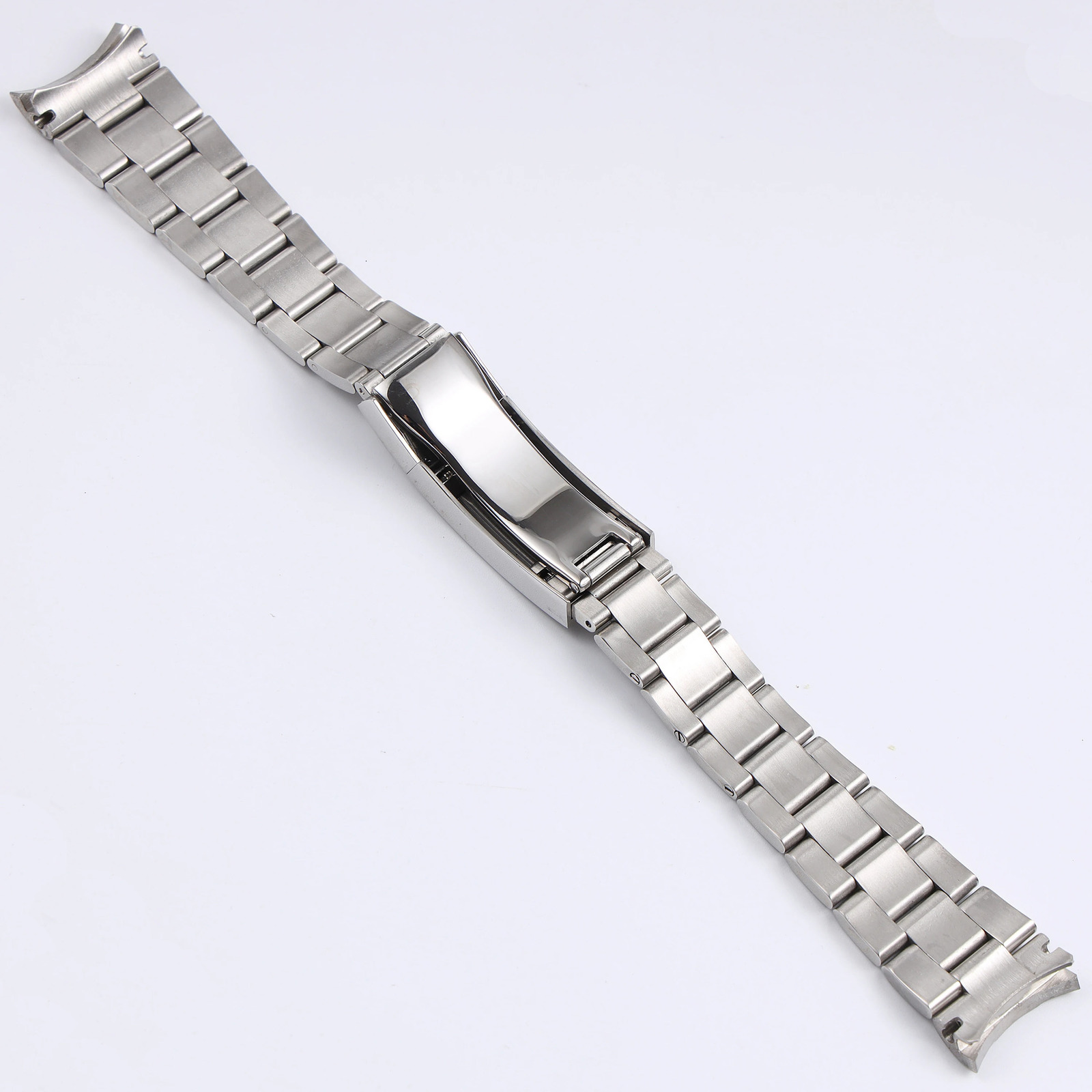 20 21mm silver gold black stainless steel watchband for Rolex Submariner GMT Daytona Metal Strap wrist bracelet deployment clasp 251016